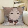 Jobless Reincarnatio Rudeus Greyrat Square Sofa Pillow Cover Solid Color Living Room Home Decor Cushion Case