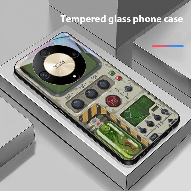 Spilkonsol Til Honor Magic 6 50 70 90 Lite X7b 200 Pro Nova 10 Nova 5T X6 P30 Pura 70 Ultra Hærdet Glas Telefoncover