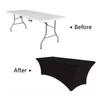 1PC Table Cloth For Hotel Wedding Party Banquet Outdoor  Solid Color Tablecloth  Elastic Washable Wrinkle Resistant