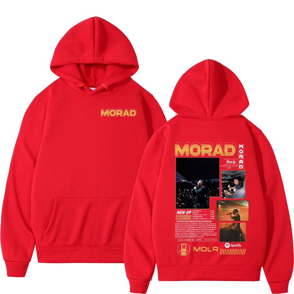 Rapper Morad Grafik Hoodie Merch Herren Damen Kleidung Mode Hip Hop Vintage Sweatshirt Lässige Oversized Langarm Hoodies