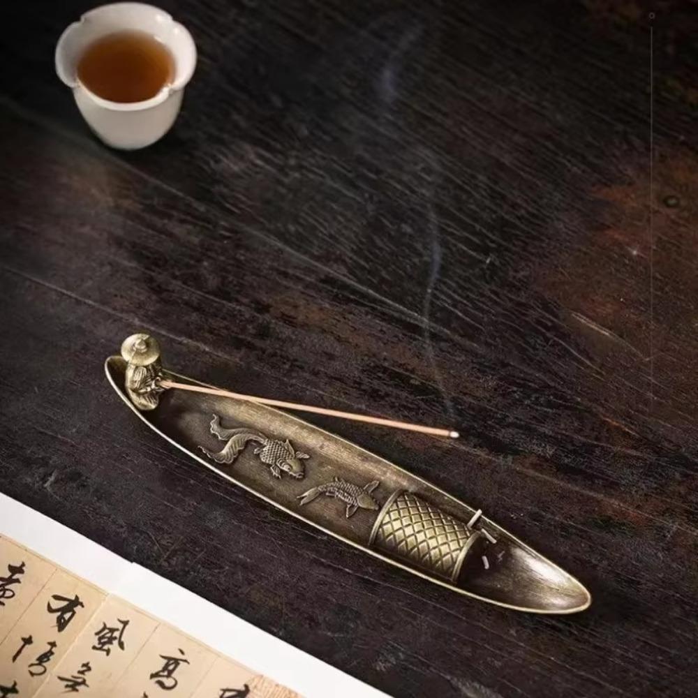 Ancient Style Incense Stick Holder Metal Aromatherapy Ornament  Home Interior Decoration