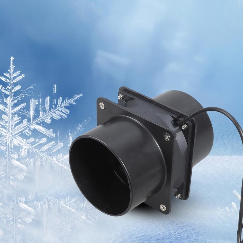 Energy Efficient 75mm Inline Duct Blower With 3 Speed Control High Pressure Ventilation Suitable For Greenhouse Bathroom