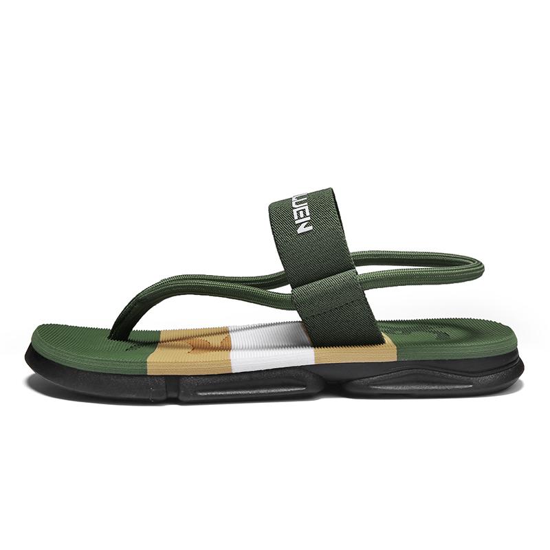 Summer Men's Sandals Casual Flip Flops Beach Sandals T-Strap Sandals Slippers for Male