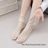 Lolita Lace Calf Socks - Breathable Mid-Tube White Socks for Women (Spring/Summer)