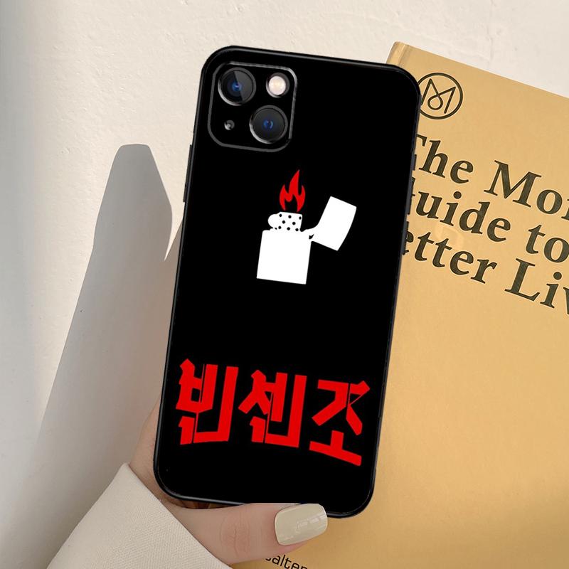 Vincenzo Cassano Kdrama Case For iPhone 16 15 14 Pro Max Plus 13 12 Mini 11 Pro Max Back Cover