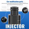 #561U Fuel Injector Adapters Hat Fuel Nozzle Spacers Extenders Car Top Cap Accessories for B16 B18 D16Z D16Y (black)
