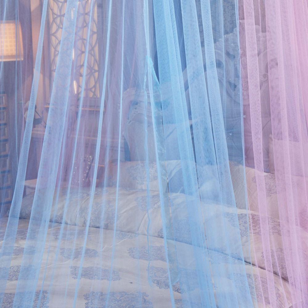 Pleated Luxury Princess Dome Lace Home Decoration Bed Canopy Mosquito Net Bedding Article Bed Tent