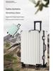 Durable Aluminum Trolley Suitcase with Silent Wheels, Large Capacity, Combination Lock - Ideal for Men, Women, and Students