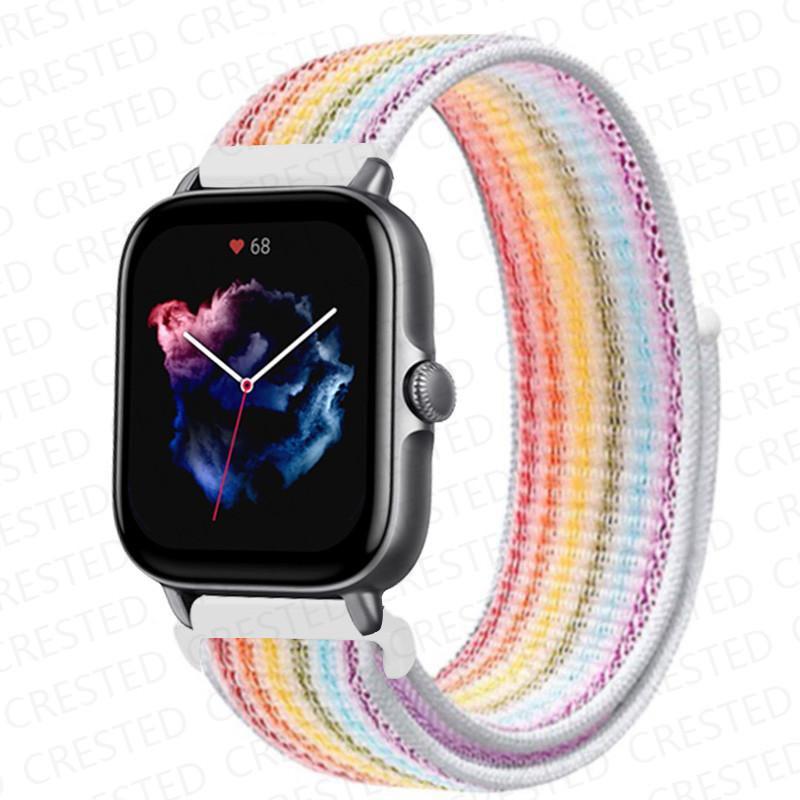 20mm 22mm Watch Band For Amazfit GTS/2/2e/4/3/mini GTR 4/2/3/Pro 47mm stratos 3 Nylon Bracelet pulseira correa Amazfit bip strap