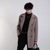 Yiliteng Men's 100% Wool Double-Faced Overcoat
