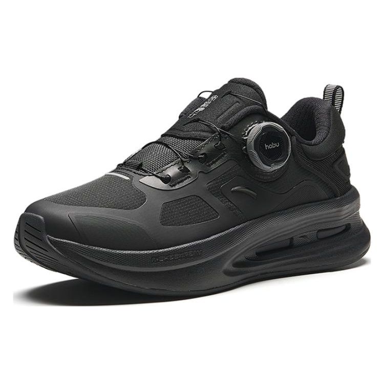 Anta Comfortable Non-Slip Durable Low-Top Casual Shoes Women sneakers Black 122417711-2