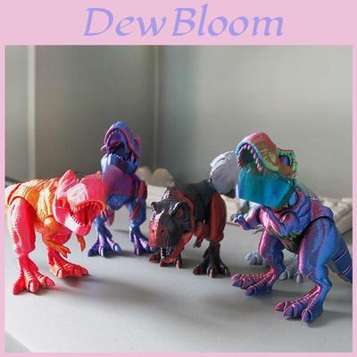 Dinosaur Figurine Collectible Art Toy With Multicolor Adjustable Joints For Kids And Giftgiving