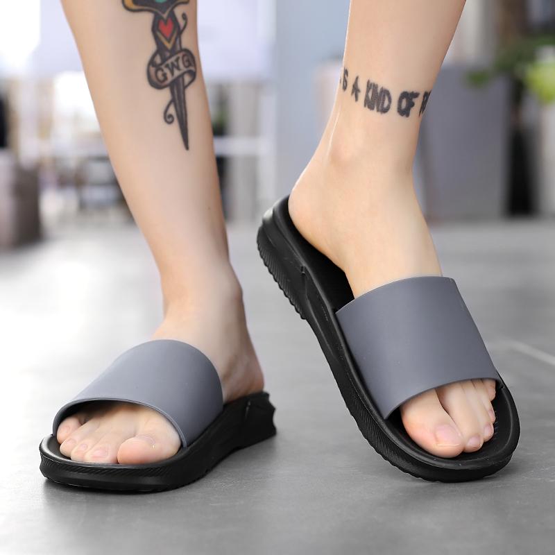 Men's Sandals Summer Outdoor Slippers Ultra-light Soft Sports Slippers Trend Flip Flops