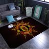 1PC rug Flaming Manchester Crest Carpet, Chair Rug,Area Rug for Office Bedroom living rooms bedroom, Doormat decor Christmas fan gifts