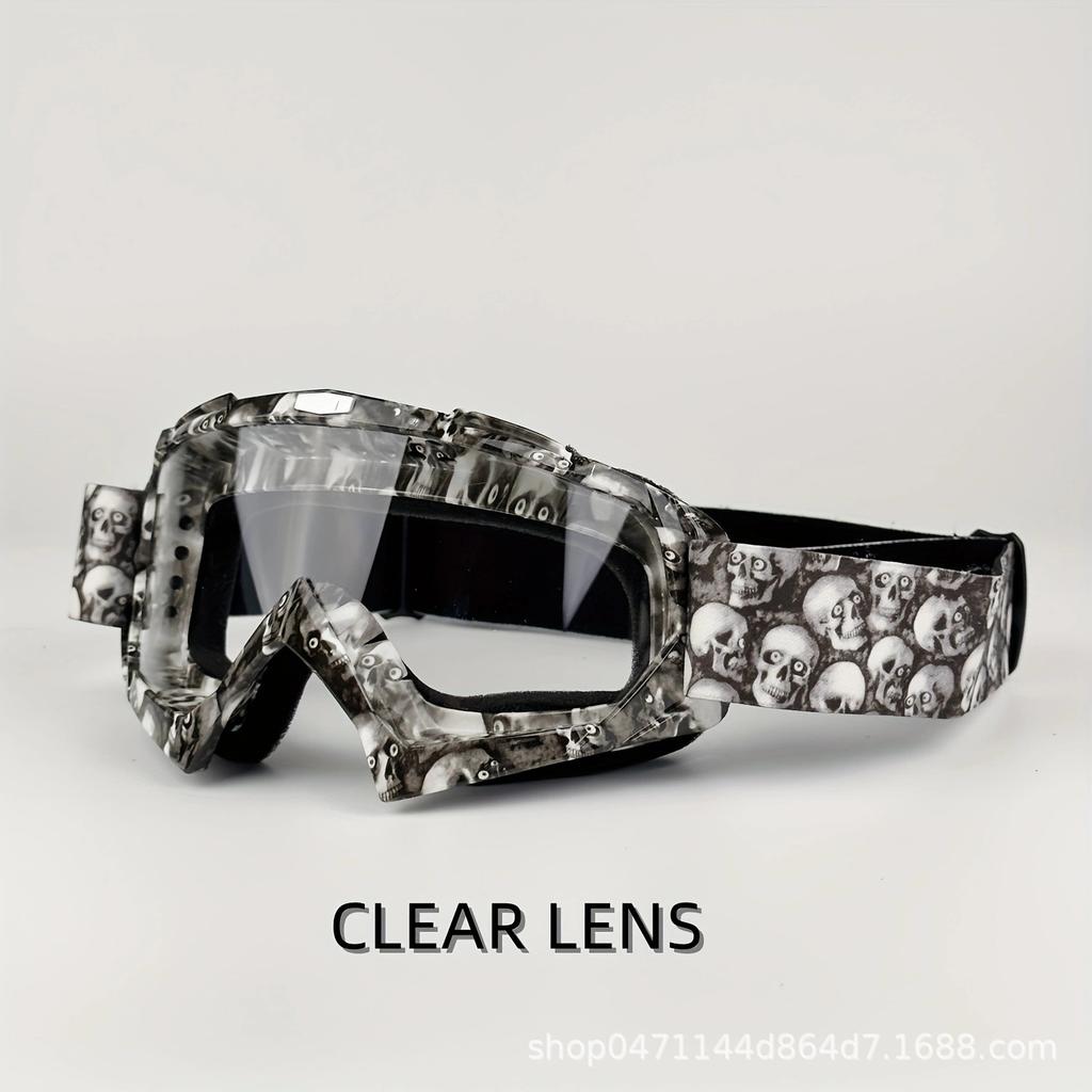 Goggles Riding Glasses Outdoor Motorcycle Off-Road Goggles ATV Men's and Women's Mountain Bike Bike Windshield Lenses