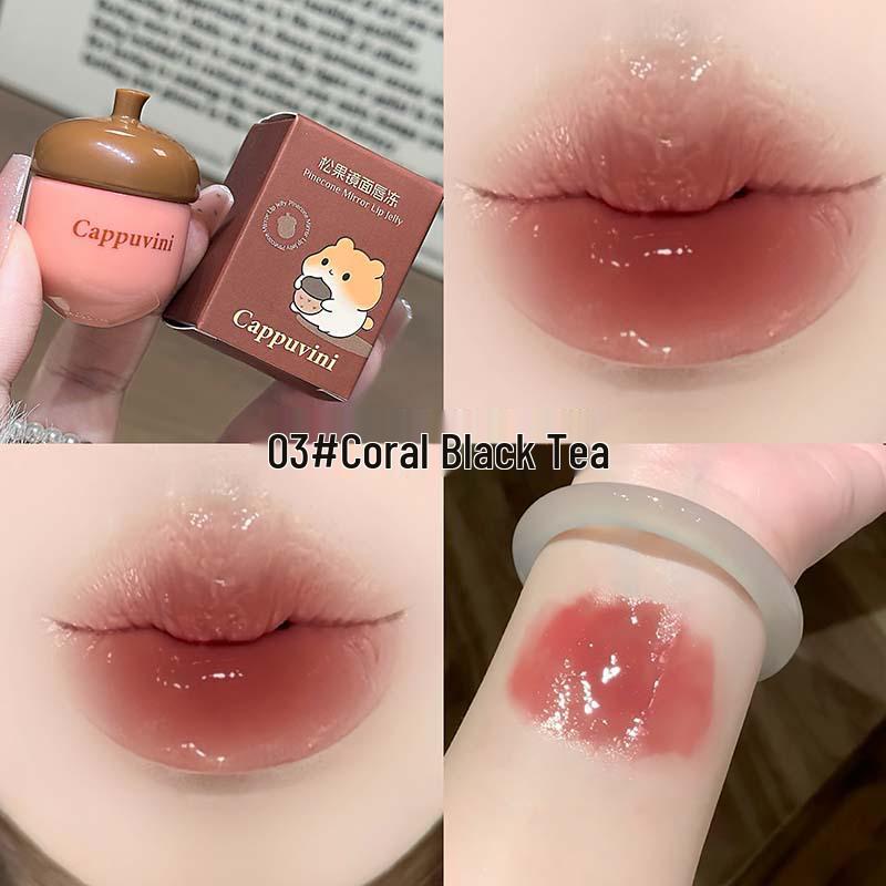 CAPPUVINI Pine Cone Lip Gloss – Mirror Finish