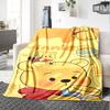 1 Stück Winnie Puuh Honig Decke Leichte Flanelldecke für Sofa Bett Reisen Camping Wohnzimmer Büro Couch Stuhl