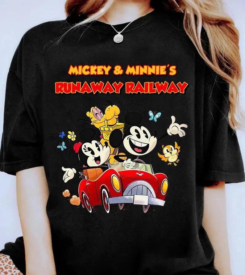Mickey And Minnies Runaway Railway Chuuby Pulo Shirt S