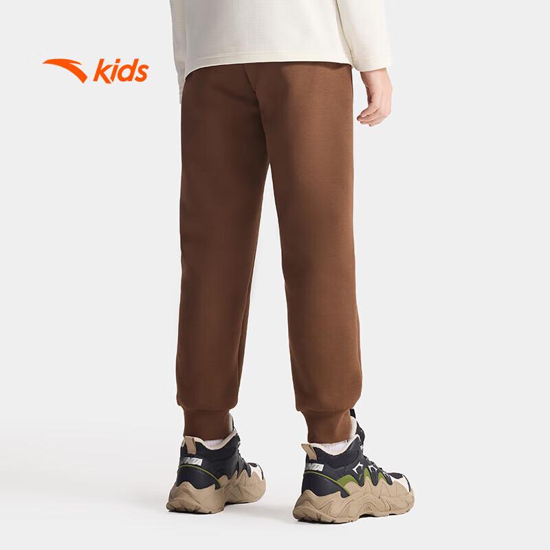 Anta Boys  Winter Warm Fleece-Lined Knit Sports Pants 120