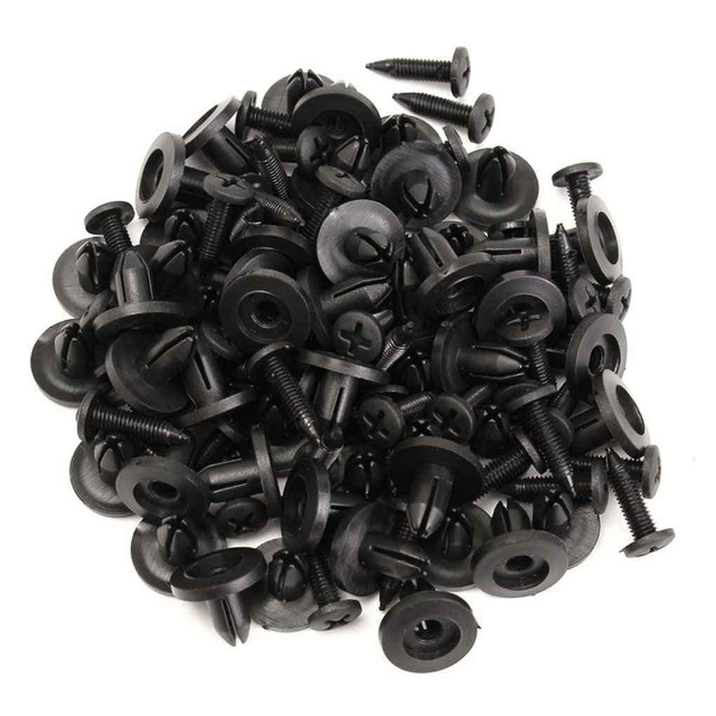 Generic 50 Universal Car Fender Retainers Plastic Clips Fasteners Rivets Fastening Push Pins Auto Accessories Pack