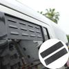 For Land Rover Discovery 3 4 LR4 2004-16 Aluminum Black Car Rear Door Air Vents Ventilation Shutters Cover Trim Car Accessories