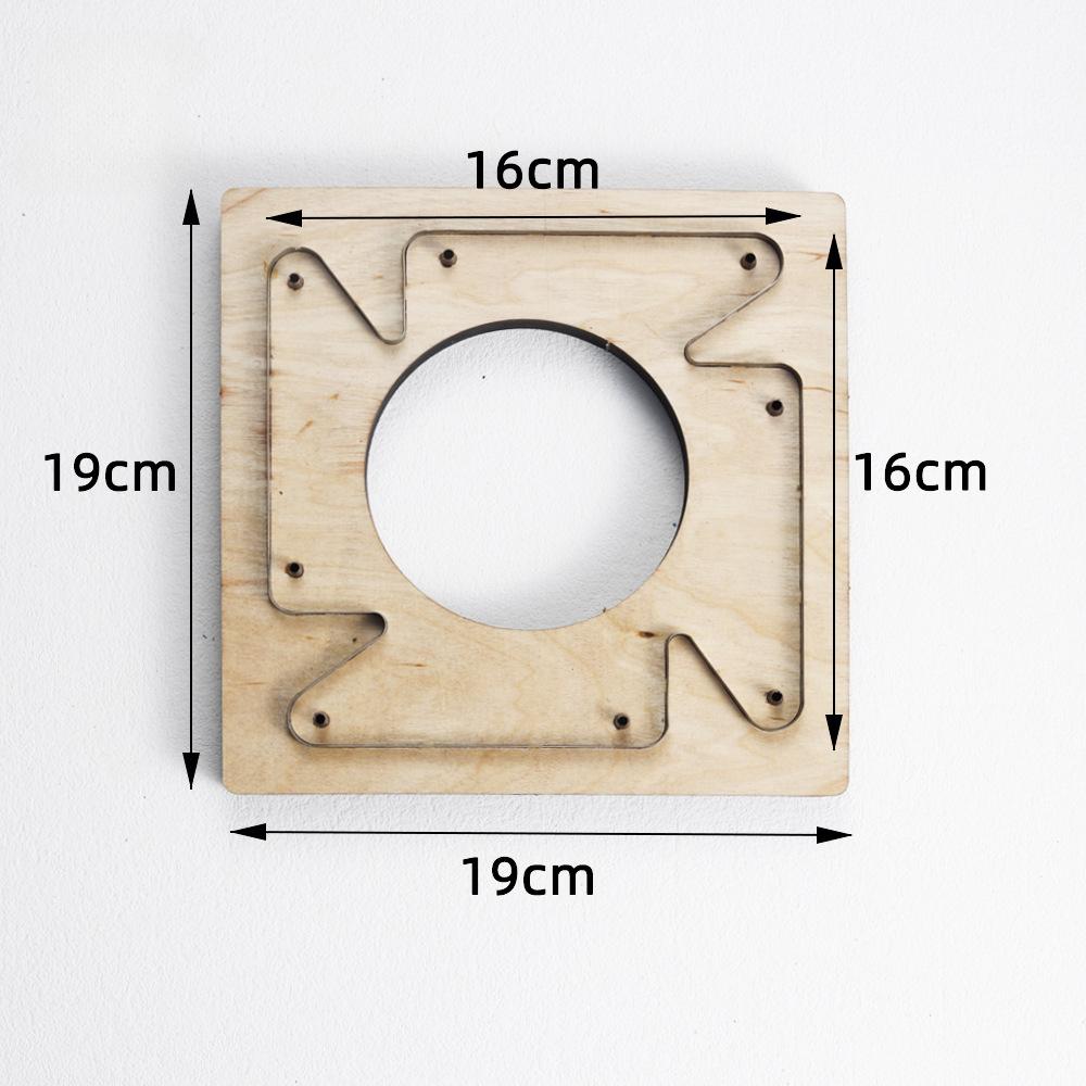 

Wooden Leather Cutting Die Cutting Stencil Tray Templates Knife Mold Leather Handmade DIY Tools Pattern Leather Cutting Tools