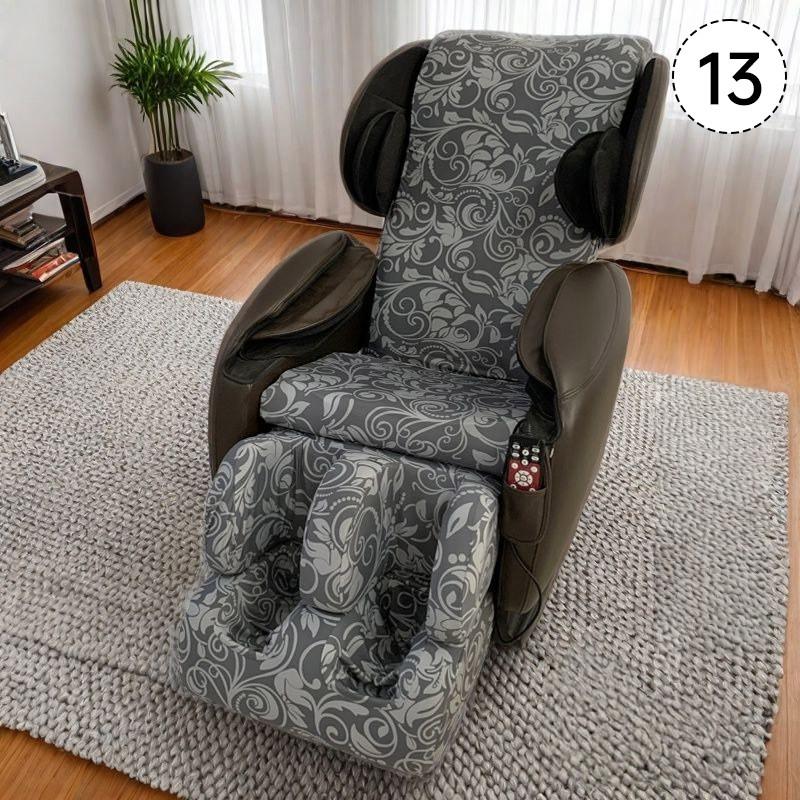 3pcs/set Elastic Massage Chair Cover Removable Electric Massage Sofa Dustproof Washable Electric Massage Dust Cover Home Decor