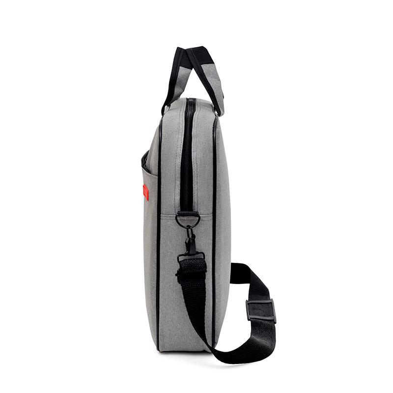 Handheld Crossbody Laptop Briefcase 15.6" - Single Shoulder, Large Capacity, Business Casual Tablet Bag