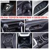 Moldura de Marco de Salpicadero / Cubierta de Faro / Soporte de Vaso de Agua / Elevalunas Para TOYOTA RAV4 RAV 4 XA50 - 2024 Accesorios de Fibra de Carbono
