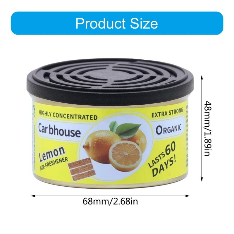Essences Vehicle Air Freshener Aluminum Canned Business Commutes Essential Auto Freshener Cans Suitable for Everyday Use