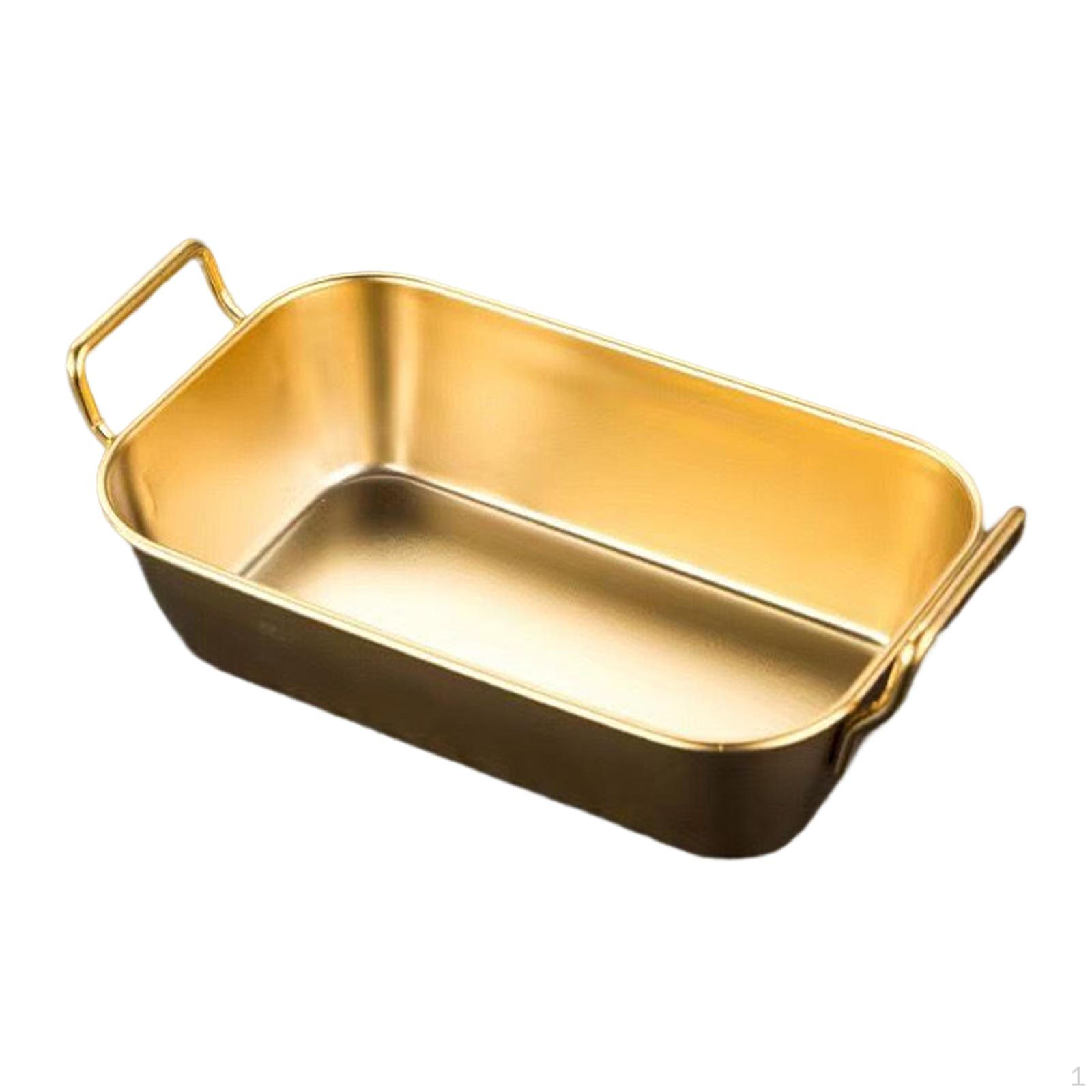 

Fries Plate Dish, Dinner Breakfast Tray for Kitchen Dining Table Aureate L