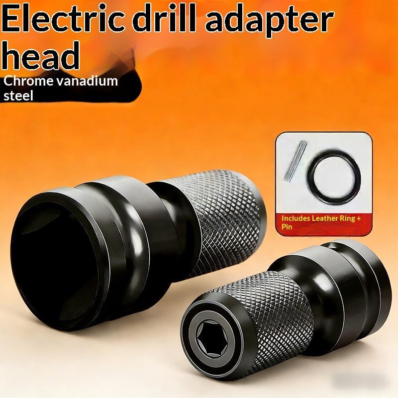 1/2PCS Impact Wrench To Drill Adapter 1/2 To 1/4 Hex Converter Socket Extension Bit Holder For Electric Wrench And Power Tools