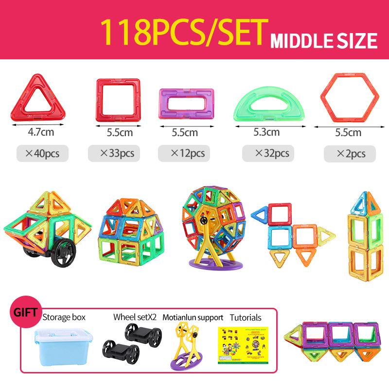 Magnetic Tiles: Children's Building Blocks Educational Toy Set