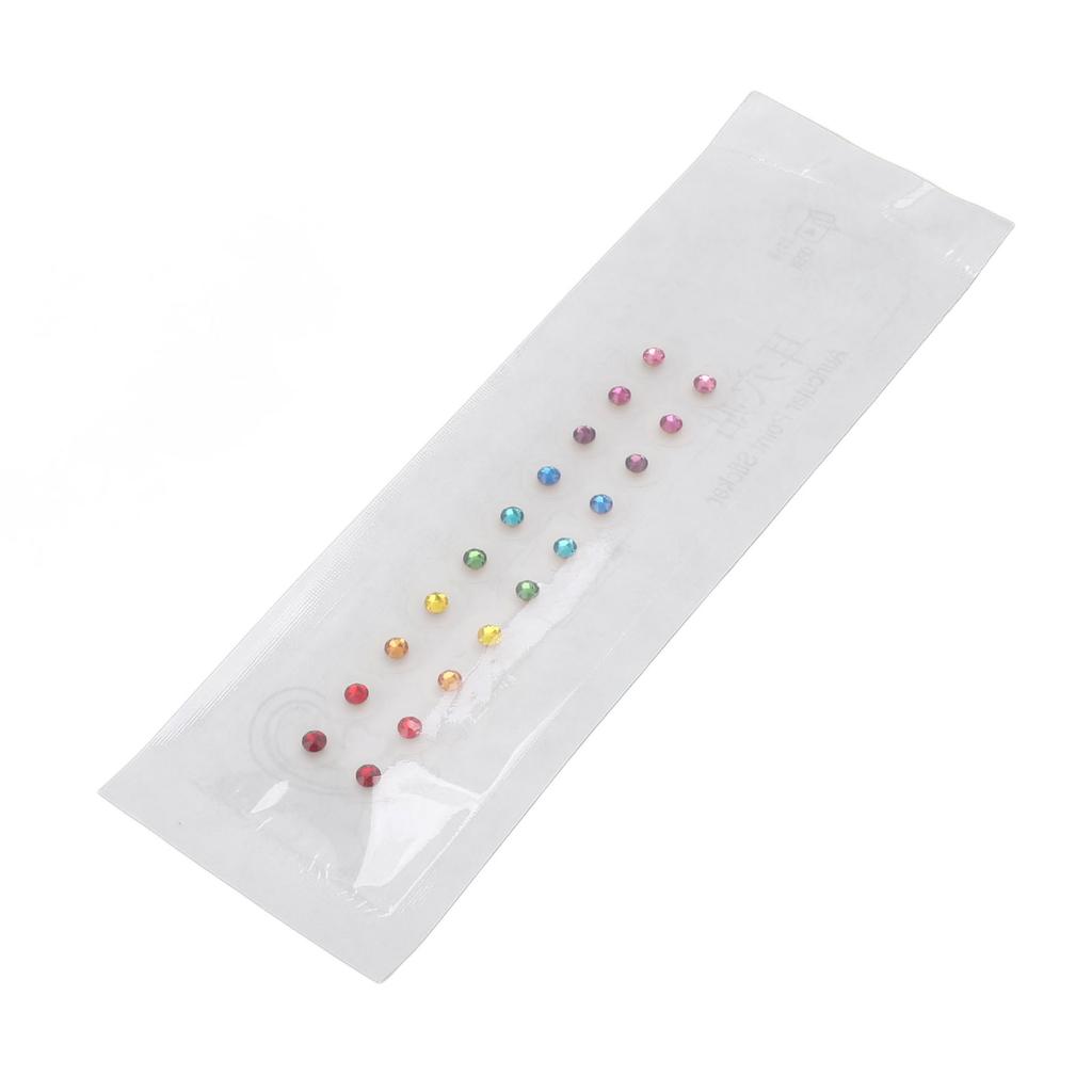 20 Ark Krystall Akupunktur Øreperler Plaster Smertefri Klar Tape Akupressur Øretrykk Perleplaster