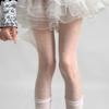Liefde Witte Kousen Dames Ultra-Dunne 0D Pure Lolita Anti-Haak Panty's Verlengd Zonder Af te Glijden Sexy Zwart Zijde