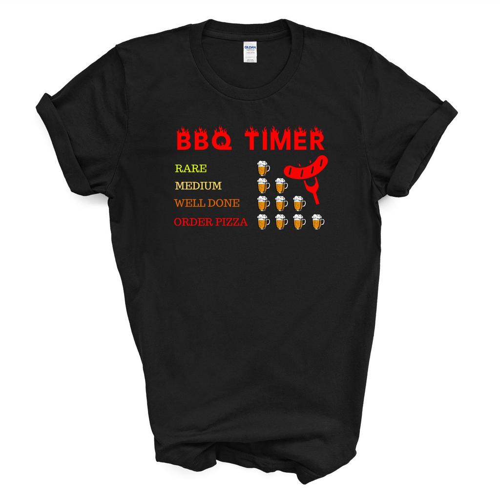 BBQ Shirt | BBQ Timer Shirt | Funny Grill Master T-Shirt For Dad | Fathers Day Gift | Birthday Gift for Dad | Camping Shirt | Drinking Shirt