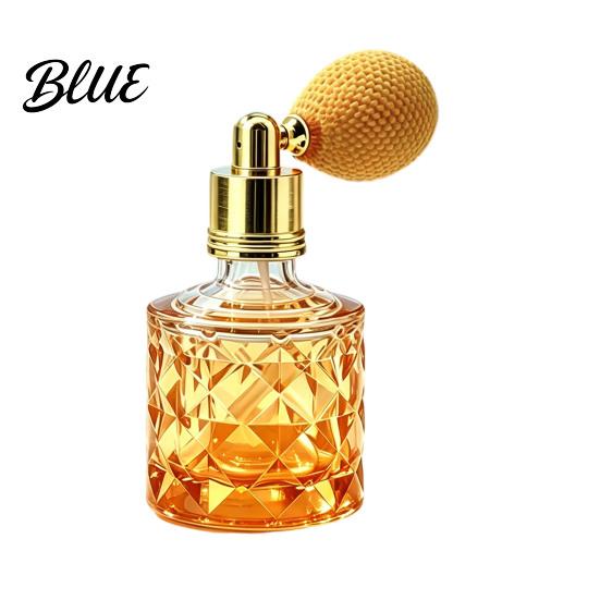 Feiner Nebel Parfümflasche 10ML Vintage Airbag-Flasche Tragbar Nachfüllbar Duft Glas Leerer Zerstäuber Sprühflasche für Reisen Dekorative