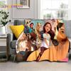 Spirit – wild und frei Zeichentrickpferde Weiche Flanelldecke für Betten Schlafzimmer Sofa Picknick, Überwurfdecke zum Zudecken Outdoor-Freizeit Geschenk
