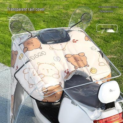 Vodotěsný kryt na elektromobil: Plný, rozšířený styl ponča chrání hlavu kytary a středovou konzoli, kompatibilní s čelním sklem.