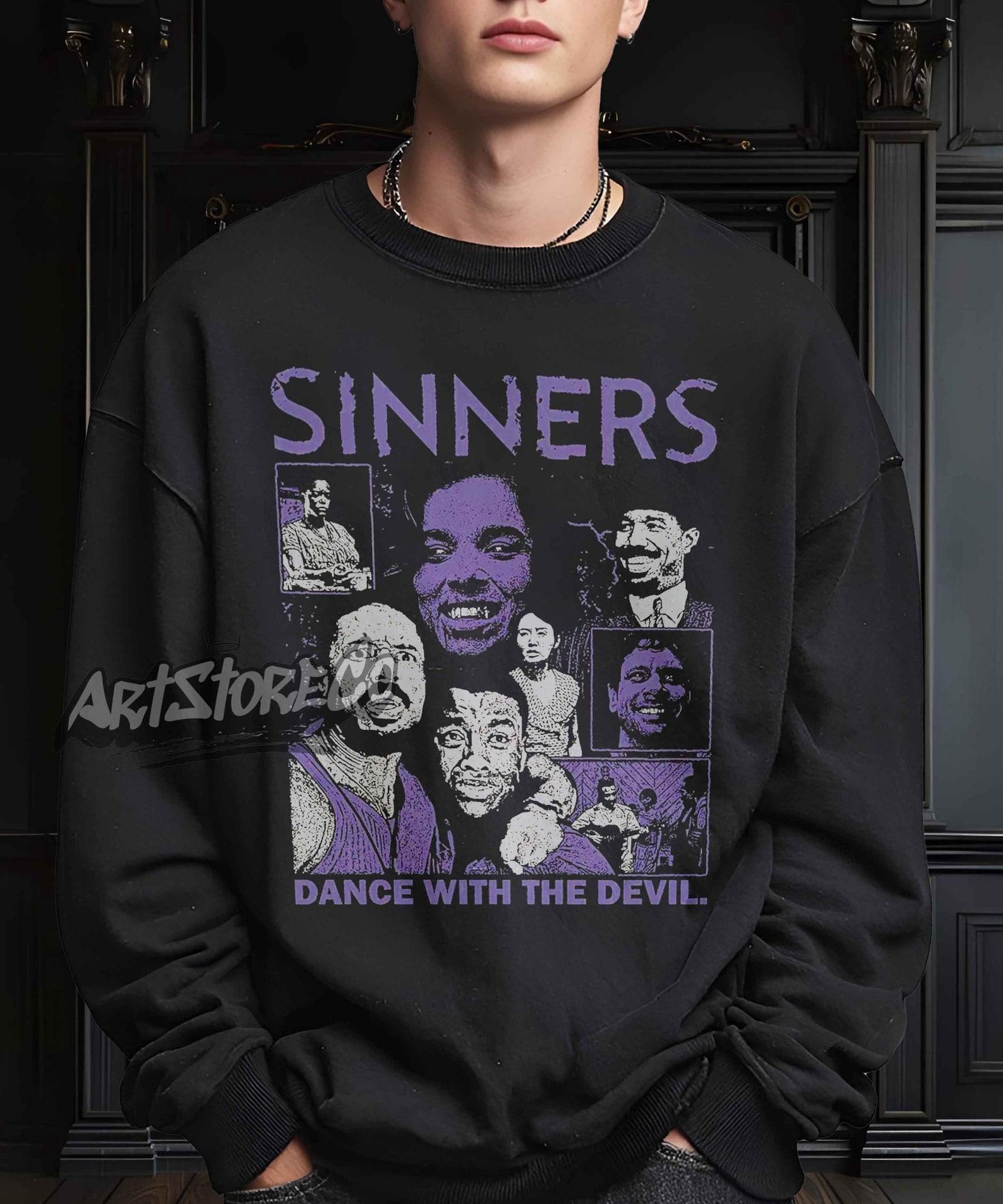 Sinners Movie Graphic Shirt, Retro 90s Tee 3XL