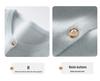 Elegant 100% Cashmere Round Neck Long Sleeve Outerwear