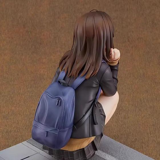 Ogiwara Sayu Shaving. Then I Picked Up A High School Girl Doll Anime Figure Toy Chassis Car Decoration Model Ornament Otaku Gift