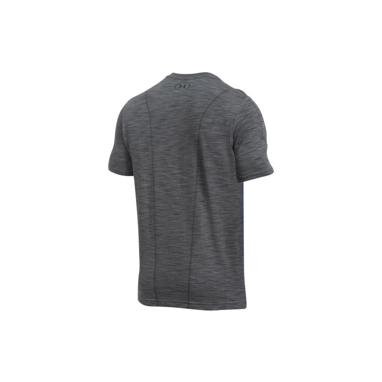 Under Armour Seamless Printed Casual Round Neck Short Sleeve T-Shirt Men Tops Gray 1289596-040