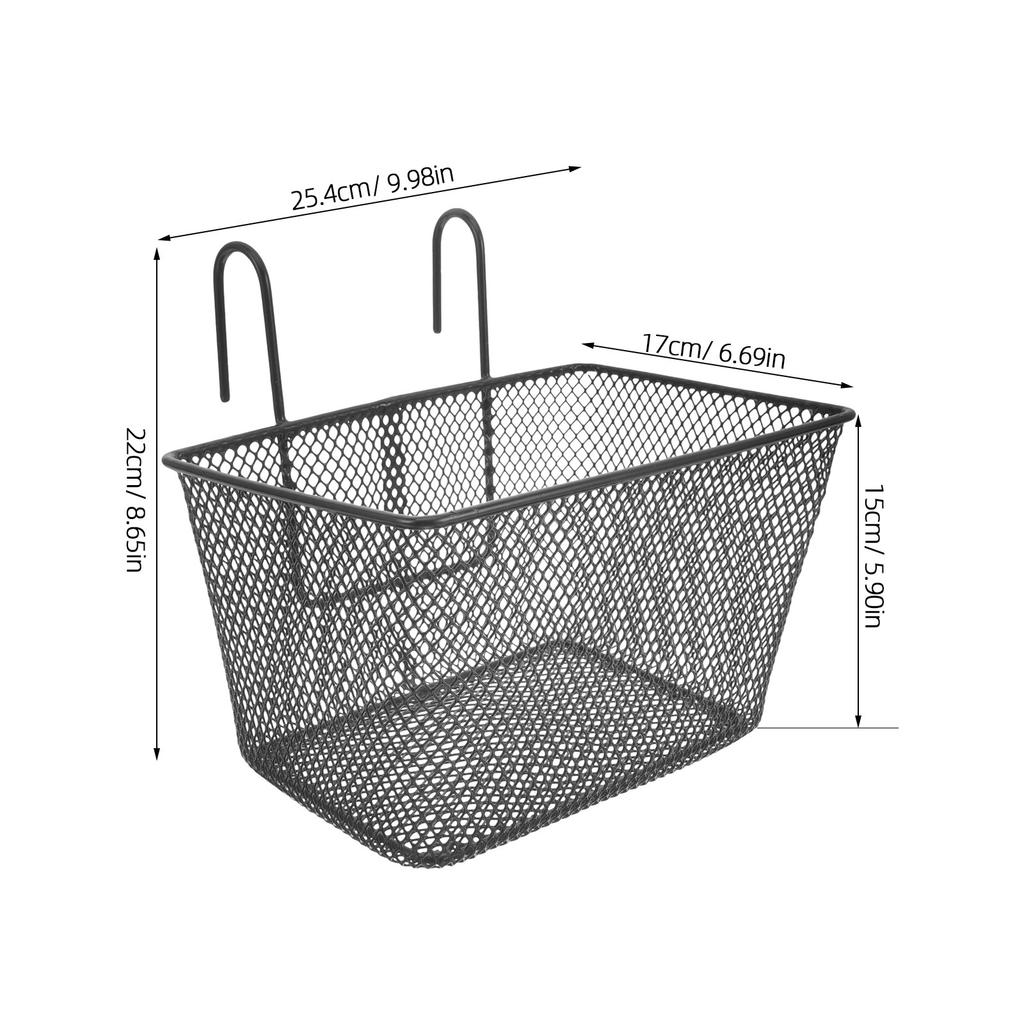 Cycling Accessories Mountain Bike Basket Front Basket Food Basket Vegetable Basket Hanging Storage Container multi-use