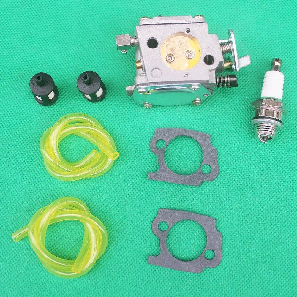 1110-120-0609 Carburetor Kit with Spark Plug Gaskets for Stihl 041 051 041AV TILLOTSON HS-282A 1110-120-0608,1110-120-0602 Carb