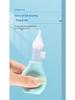 Silicone Anti-Reflux Baby Nasal Aspirator - Soft Toddler Mucus Cleaner, Manual Oral Suction Device