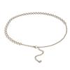 Rhinestone Waist Chain Metal Accessories Belt With Skirt Dress Waist Chain Decoration Thin Belt Tide