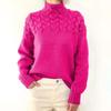 2026 Autumn Winter Women Turtleneck Sweaters Solid Color Knitted Tops Casual Pullovers Female Chic Jumpers Long Sleeve Knitwear