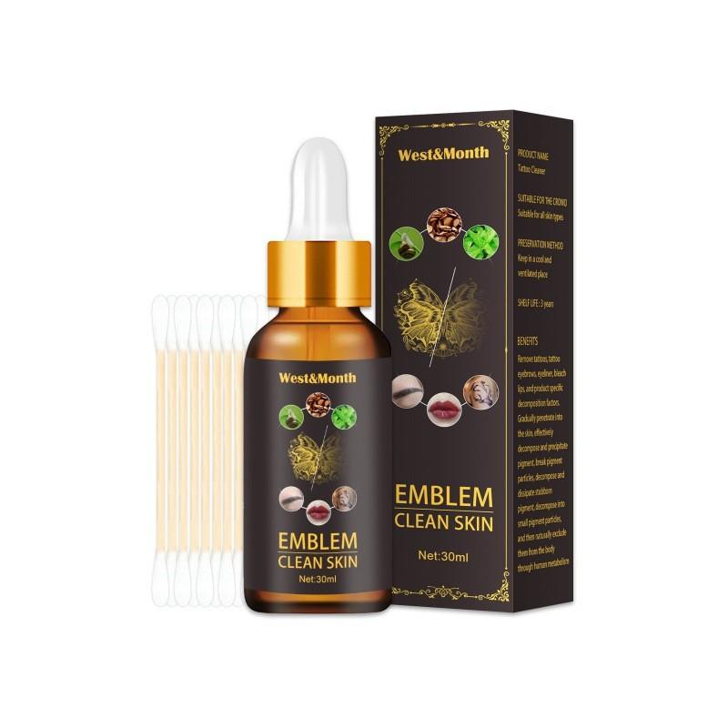 Раствор для удаления татуировок для быстрого удаления тату-чернил и полуперманентных пигментов 30 мл