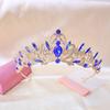 Baroque Queen Princess Crown Rhinestone Diadem Headwear Bride Tiaras  Luxurious Prom